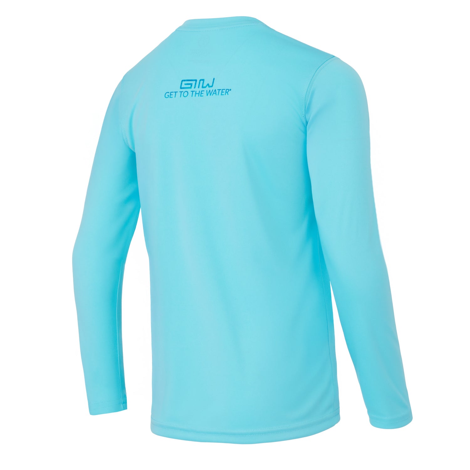 Youth and Toddler Long Sleeve UFP 50 shirt - Aqua