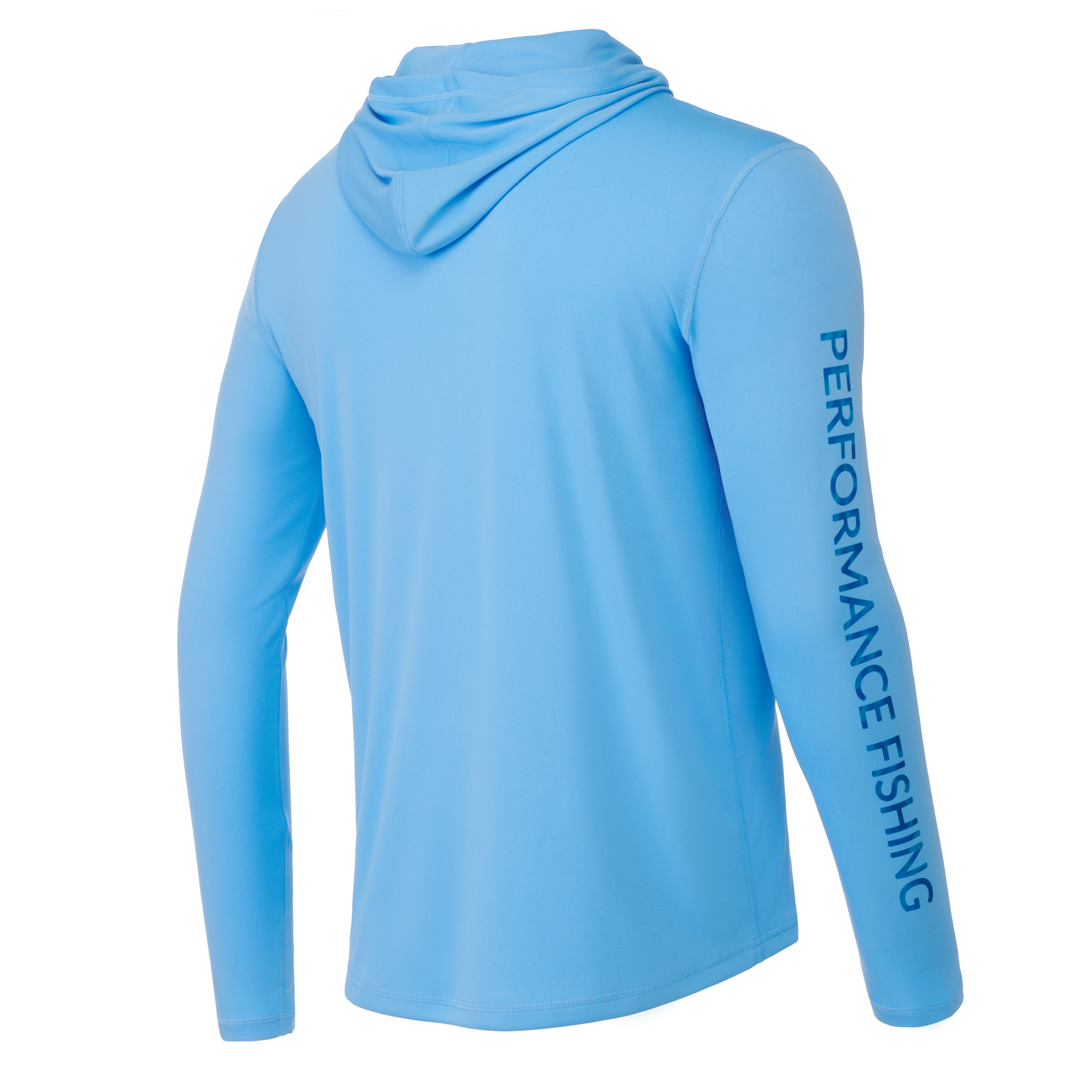 LIGHT-BLUE UFP 50 PERFORMANCE-LONGSLEEVE HOODIE