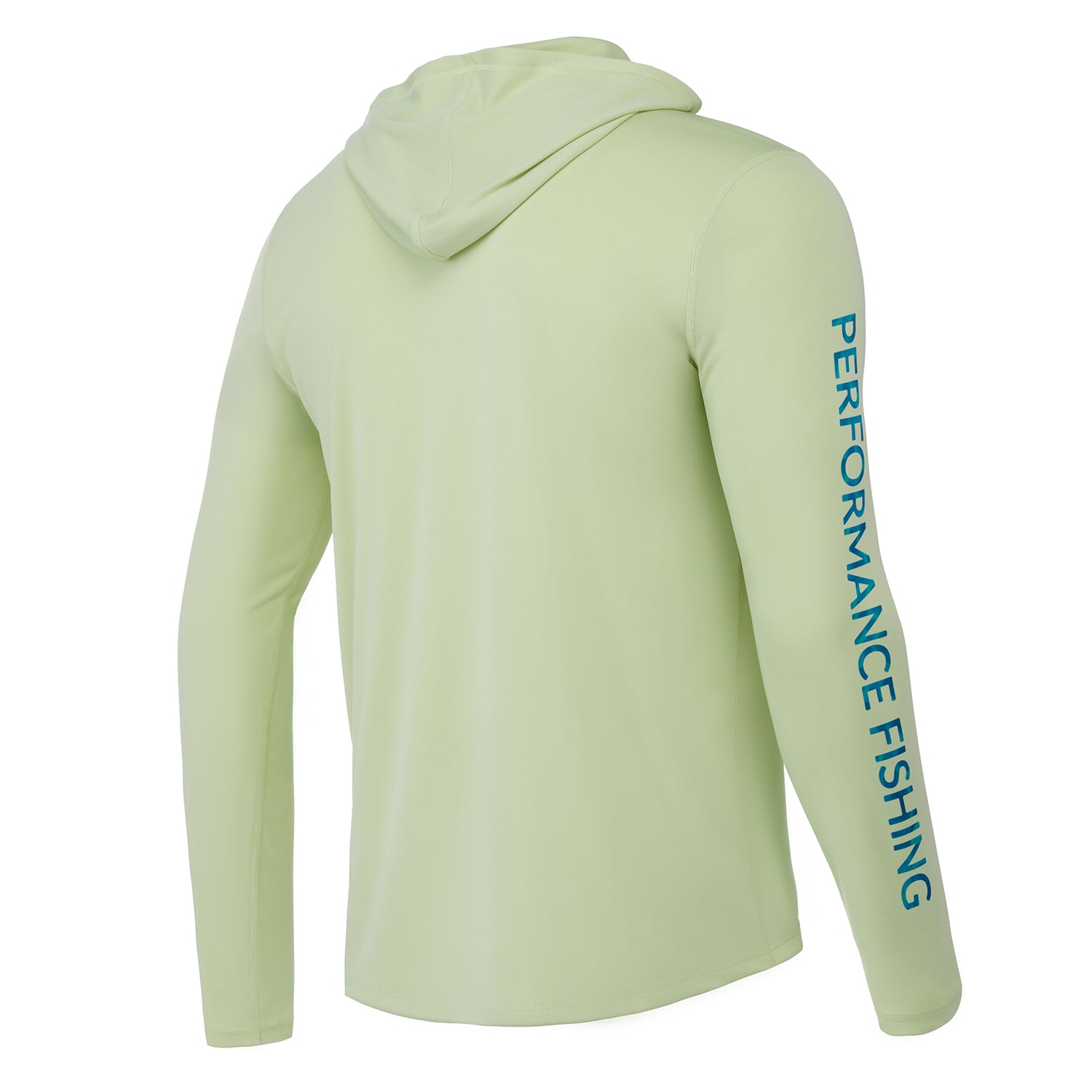 LIGHT GREEN UPF 50 PERFORMANCE - LONG SLEEVE HOODIE