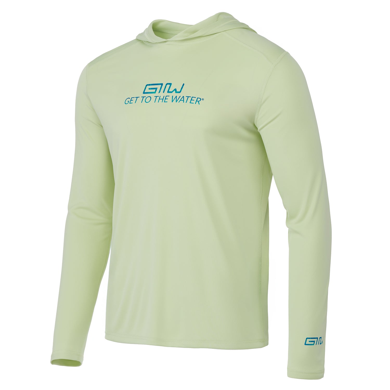 LIGHT GREEN UPF 50 PERFORMANCE - LONG SLEEVE HOODIE