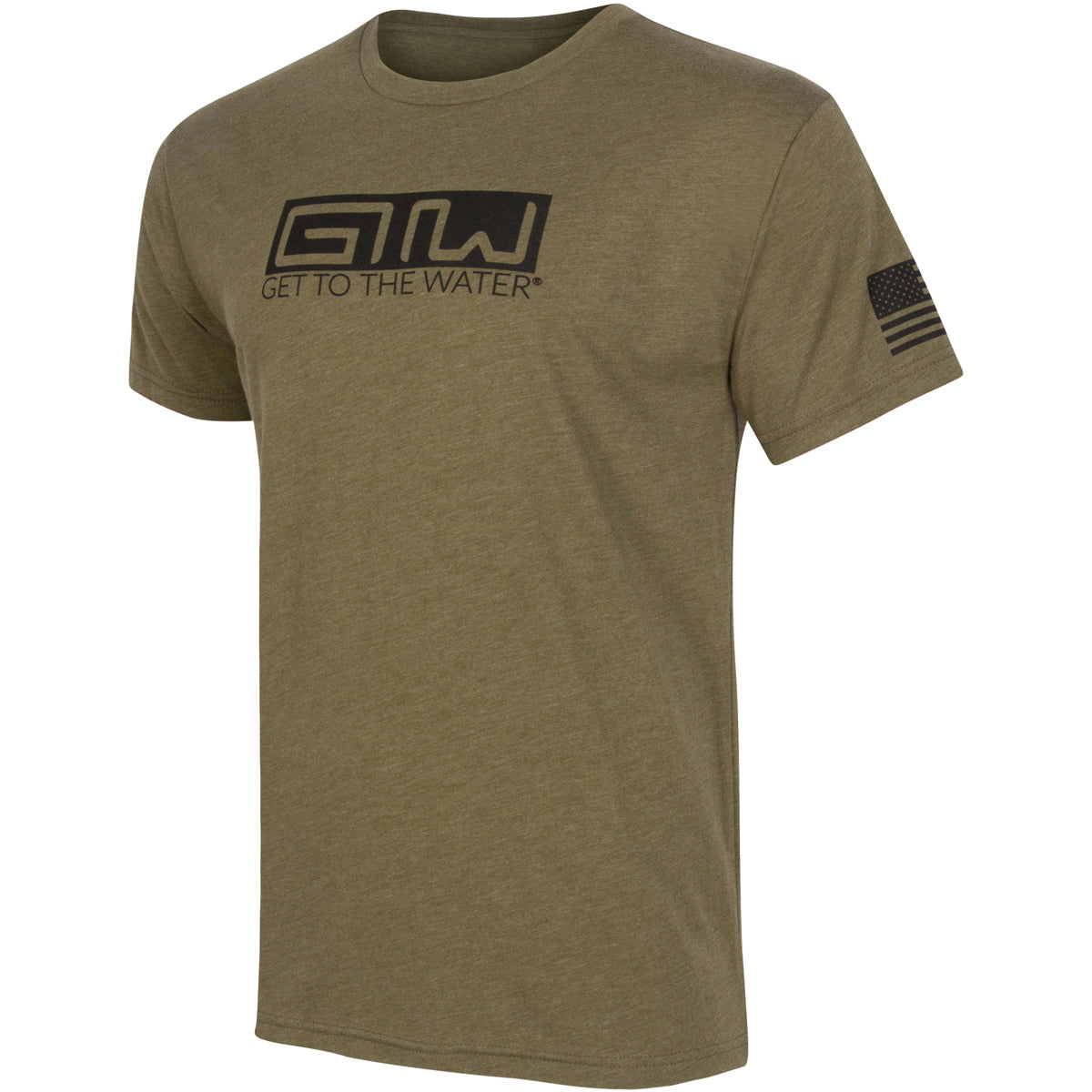 Army Green Premium Tee, front