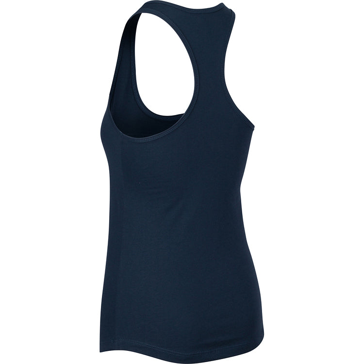 Racerback Tank Indigo Blue, rear