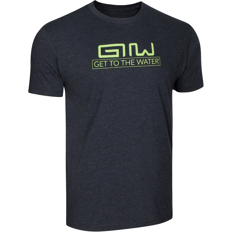 Charcoal Premium T-Shirt, Get To The Water® - Front