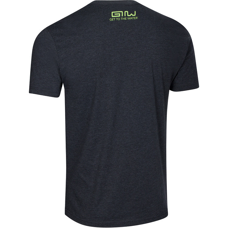 Charcoal Premium T-Shirt, Get To The Water® - Rear