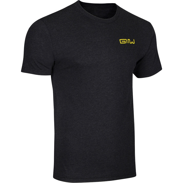 charcoal tee gttw logo, front