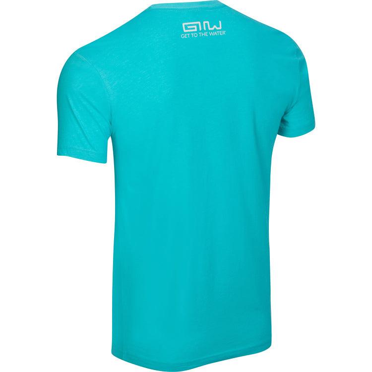 GTTW CARRIBEAN BLUE LOGO TEE, Rear